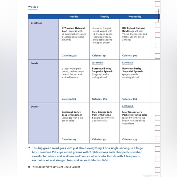 The Skinnytaste Ultimate Meal Planner Book by Gina Homolka and Heather K. Jones - Picture 14 of 15